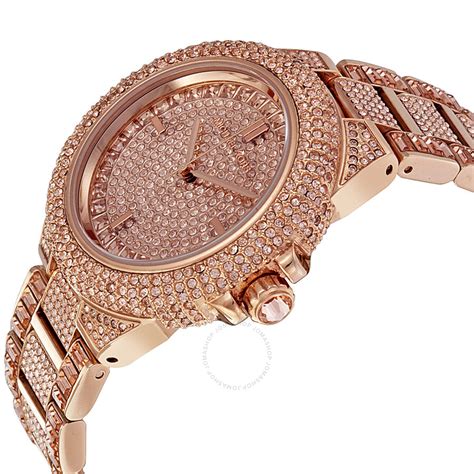 women's michael kors rose gold watch|rose gold mk watch women's.